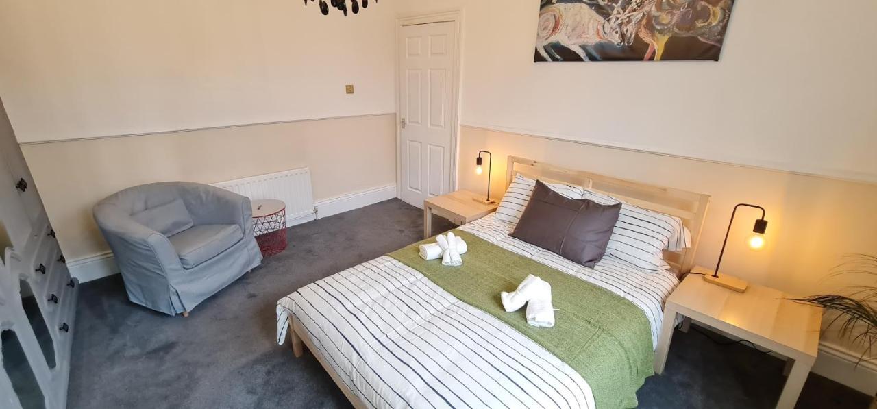 泰恩河畔纽卡斯尔Large 3 Bed Flat, Free Parking公寓 外观 照片